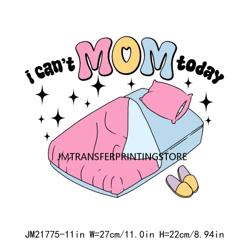 Blessed By God Bad Moms Club Battery Life Of A Mom And Wife Mother's Day Decals Iron On DTF Transfer Stickers For Sweatshirt