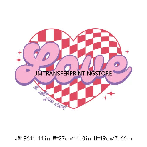 Funny Valentine Quotes Iron On Stickers DTF Transfers Ready To Press For Garment