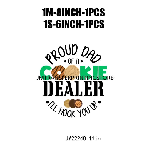 Funny In My Girl Mom Scout Cookie Era Print Logo Cookie Moms Girls Club Iron On DTF Transfer Stickers Ready To Press For Clothes