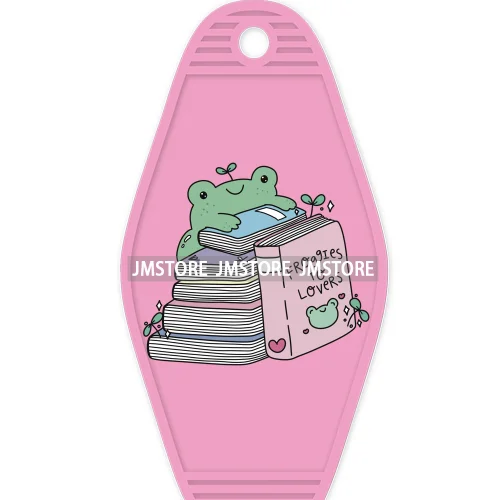 Coquette Books Emotion High Quality WaterProof UV DTF Sticker For Motel Hotel Keychain Custom Book Are My Therapy Positive Vibes