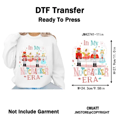 Y'all Are Nuts Pastel Cartoon Character Tis The Season Christmas Iron on DTF Heat Transfers Stickers Ready to Press for Clothes