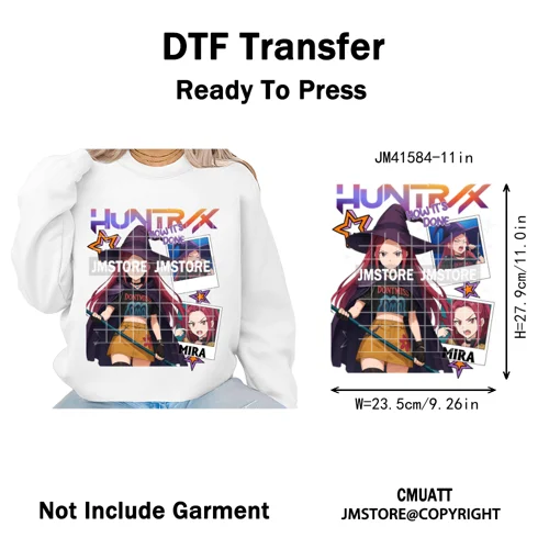 Cartoon Kpop Spooky Boys Girls In This House Era Halloween Iron on DTF Washable Transfers Stickers Ready to Press for Clothes