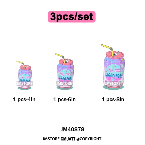 Cartoon Girl Group Boy Band Music Fans Anime Lover Soda Pop Iron on DTF Washable Transfers Stickers Ready to Press for T-shirts