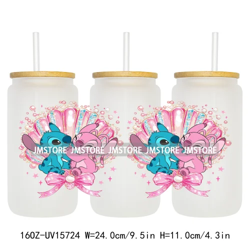 Magical Cartoon Coquette Summer UV DTF Stickers Ready to Transfer Cup Wrap Custom Labels DIY Craft For Libbey Glass Can Tumbler