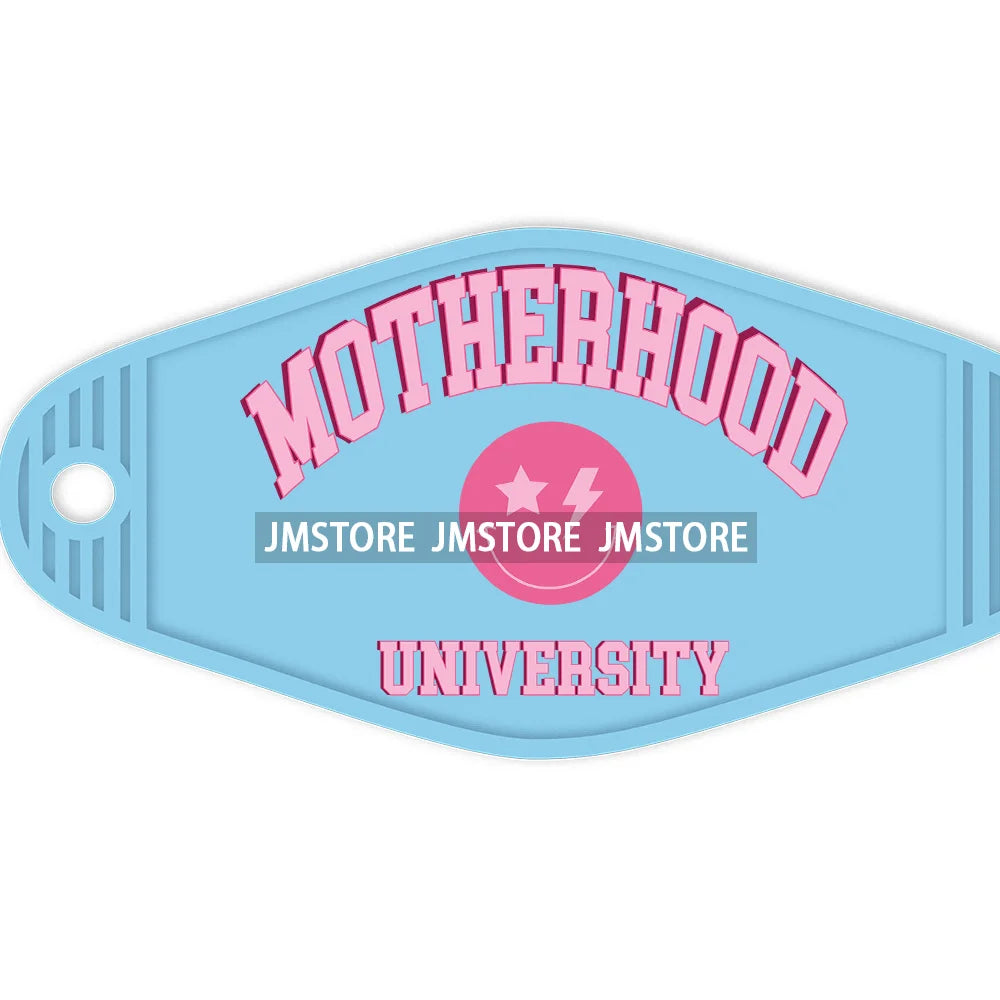Trendy Mama Mini Motherhood High Quality WaterProof UV DTF Sticker For Motel Hotel Keychain Sassy Just Like My Mama Printing