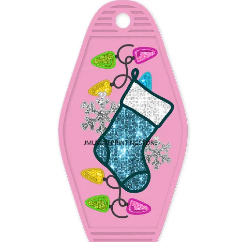 Have A Cup Of Christmas Cheer High Quality WaterProof UV DTF Sticker For Motel Hotel Keychain Merry And Bright Cozy Season