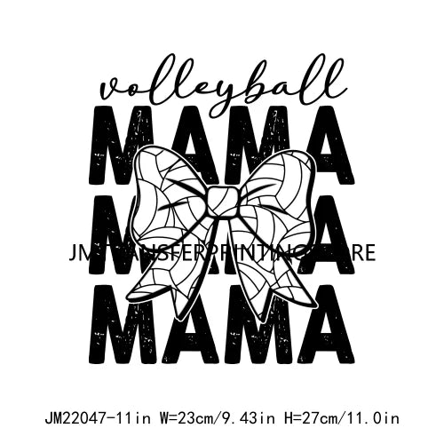 In My Ball Sport Mom Era Mother's Day Faux Glitter Dalmatian Lightning Bolt Soccer Mama DTF Transfer Stickers For Clothing