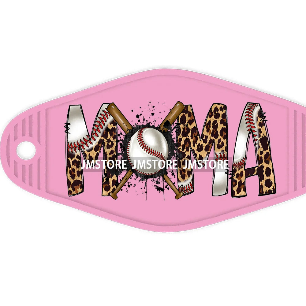 Leopard Cat Mom Paw Mother's Day High Quality WaterProof UV DTF Sticker For Motel Hotel Keychain Baseball Mama Labels DIY Logo