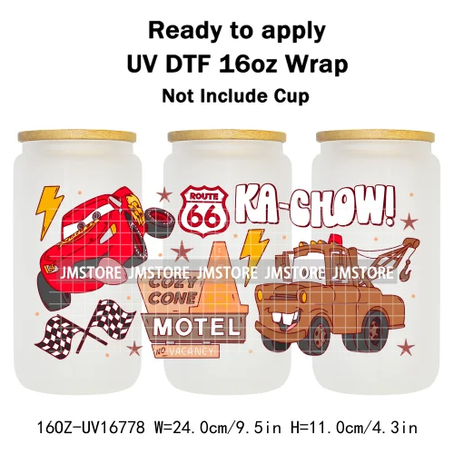 Cartoon Soft Drink Dessert UV DTF Stickers Ready To Transfer Cup Wrap Custom Labels DIY Craft For Libbey Can Glass Tumblers Mugs