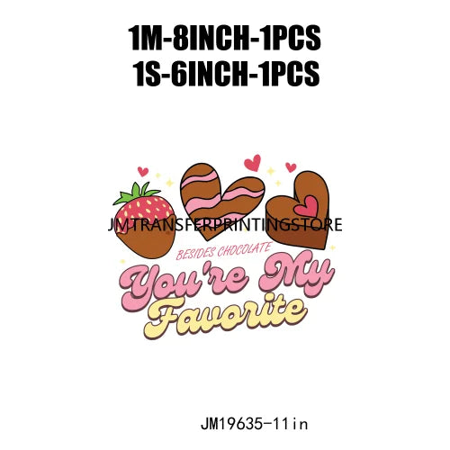 Funny Valentine Quotes Iron On Stickers DTF Transfers Ready To Press For Garment