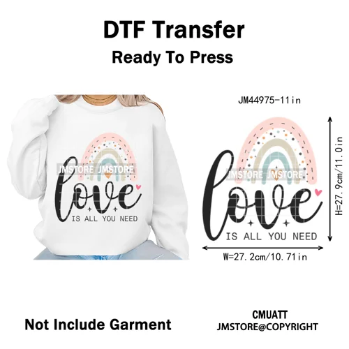 Self Love Club Mental Health Quotes Positive Inspirational Iron on Washable DTF Transfers Stickers Ready to Press for Clothing