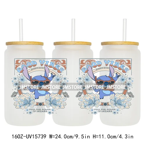 Magical Cartoon Coquette Summer UV DTF Stickers Ready to Transfer Cup Wrap Custom Labels DIY Craft For Libbey Glass Can Tumbler