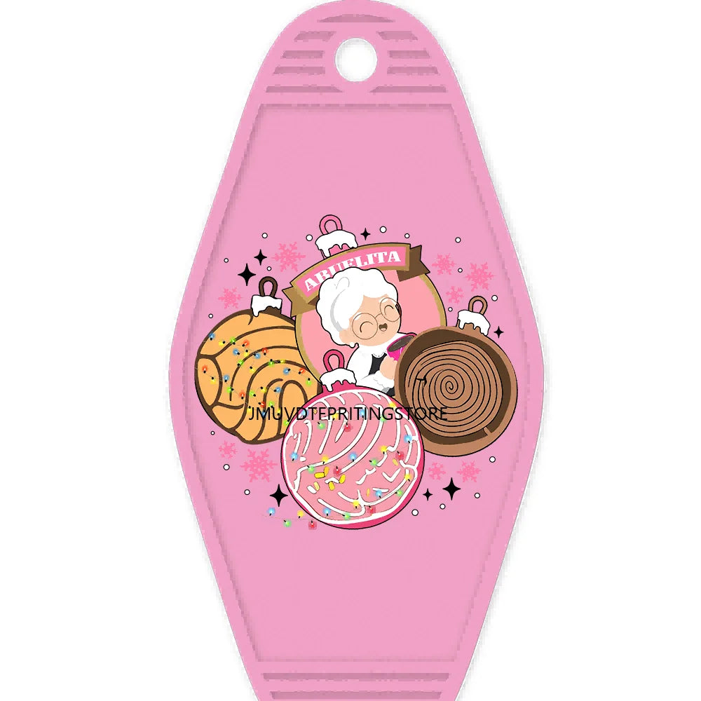 All I Want For Christmas Is Pan Dulce High Quality WaterProof UV DTF Sticker Logo For Motel Hotel Keychain Latina Culture