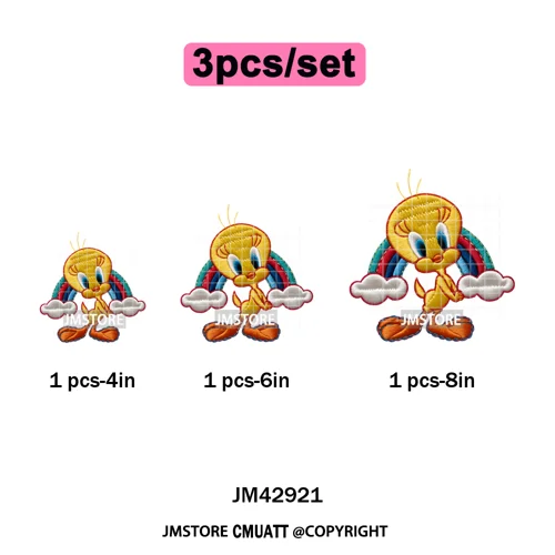 Scarf Christmas Cartoon Movie Mouse Friends Faux Yarn Embroidery Iron on DTF Transfers Stickers Ready to Press for Sweatshirts