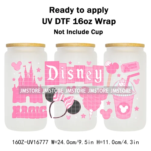 Cartoon Soft Drink Dessert UV DTF Stickers Ready To Transfer Cup Wrap Custom Labels DIY Craft For Libbey Can Glass Tumblers Mugs