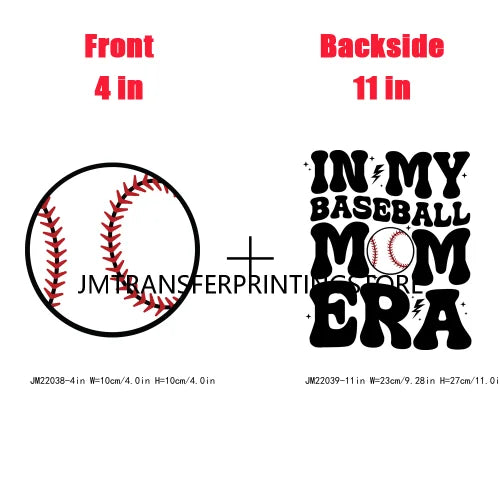 In My Ball Sport Mom Era Mother's Day Faux Glitter Dalmatian Lightning Bolt Soccer Mama DTF Transfer Stickers For Clothing