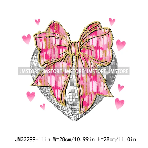 Hello Valentine Christian Jesus Love Floral Coquette Cupid XOXO Iron On DTF Transfer Stickers Ready To Press For Hoodies Bags