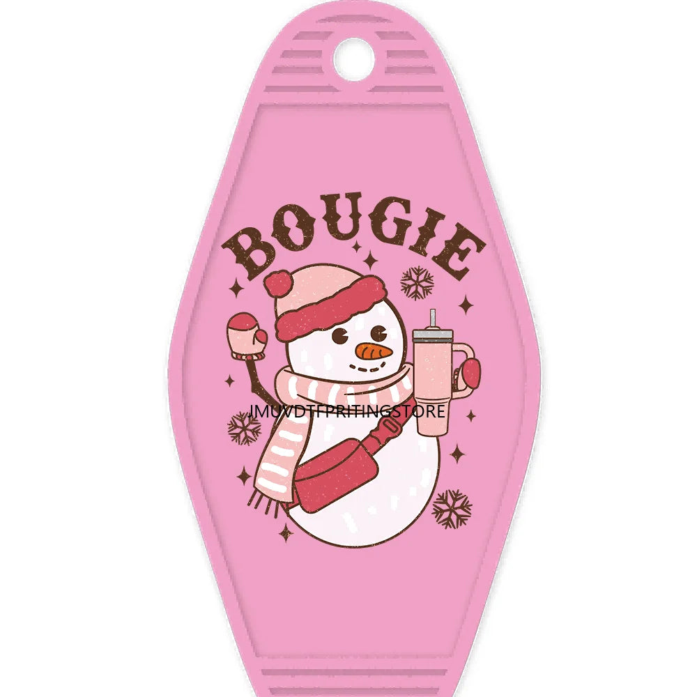 Mexican Christmas Santa Baby High Quality Durable WaterProof UV DTF Sticker Logo For Motel Hotel Keychain Pan Dulce