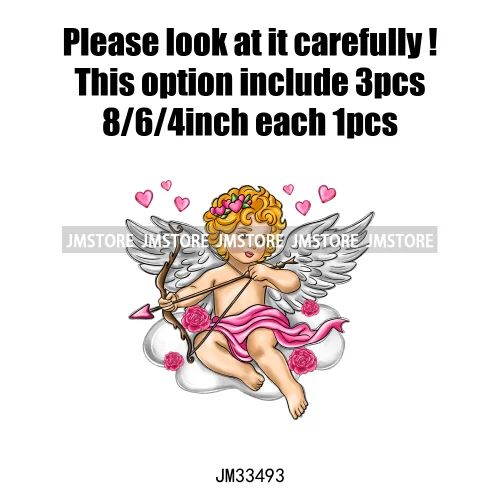 Pink Loved XOXO Coquette Bow Animal Western Cupid Sweet Valentine Iron On DTF Transfers Stickers Ready To Press For Sweatshirts