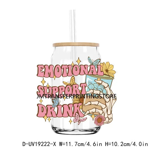 Mental Health Inspirational Positive Quotes UV DTF Transfer Stickers Decal For Libbey Cold Cups Mug Tumbler Waterproof DIY Craft