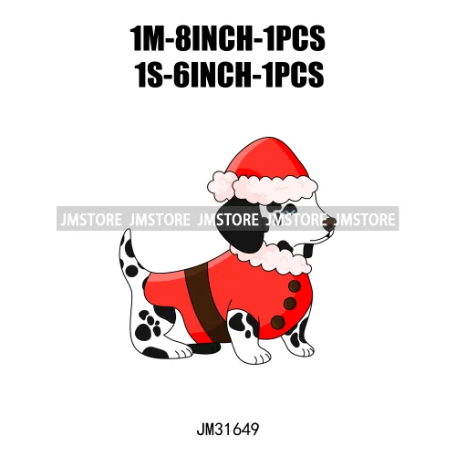 Snowday Hot Cocoa Pet Christmas Movie Festive Cute Dog Cat Lover Xmas Iron On DTF Transfers Stickers Ready To Press For Clothing