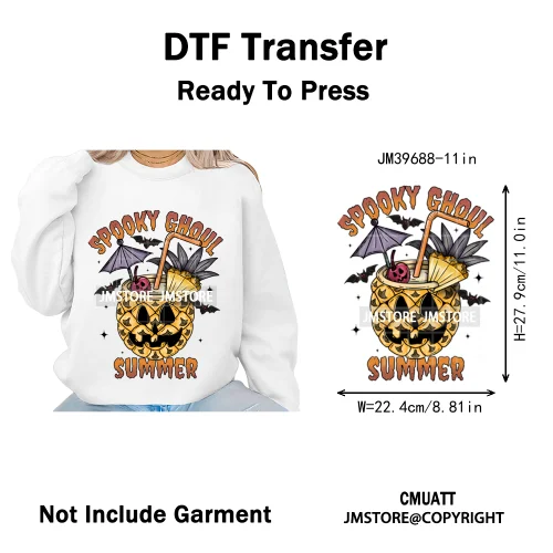 Mexican Culture Halloween Vibes Spanish Cafecito Viva Design Iron on DTF Washable Transfers Stickers Ready to Press for Hoodies