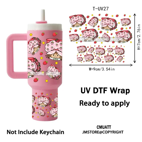 Baby Princess Cartoon Couple Custom UV DTF Stickers Print Tumbler Wraps Ready to Transfer Waterproof For Mini Tumbler Keychain
