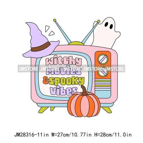 Howdy Halloween Spooky Book Lover Club Boo Jee Designs Ghosting You For Books Coffee Iron On DTF Transfers Stickers For Hoodies