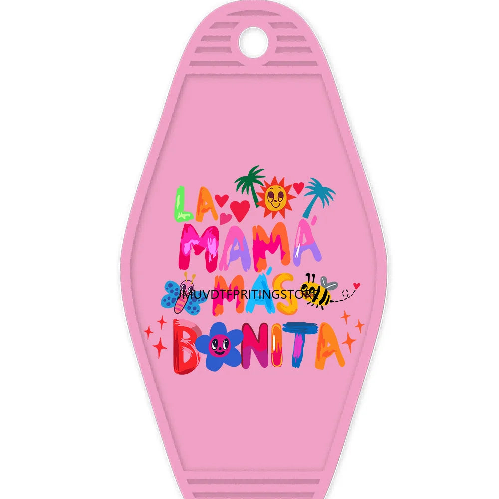 Funny Bichota Season Alphabet Letters High Quality WaterProof UV DTF Sticker For Motel Hotel Keychain Christmas Mermaid