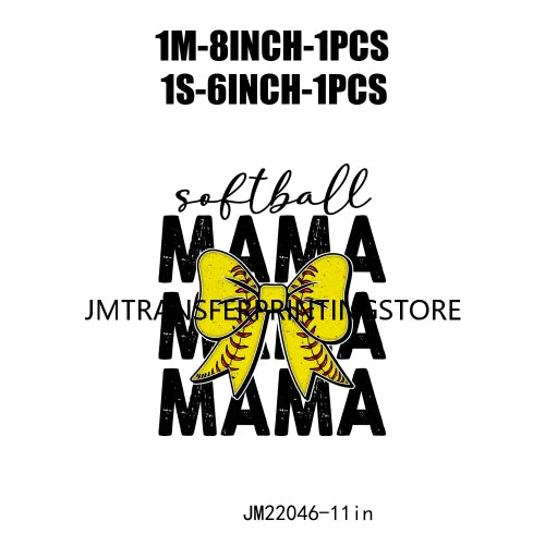 In My Ball Sport Mom Era Mother's Day Faux Glitter Dalmatian Lightning Bolt Soccer Mama DTF Transfer Stickers For Clothing