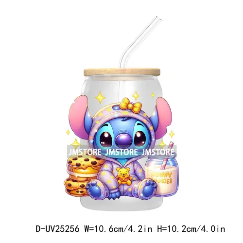 Cartoon Baby Bear And Friends UV DTF Transfer Stickers Decals For Libbey Cold Cups Mugs Tumbler Waterproof DIY Custom Logo Label