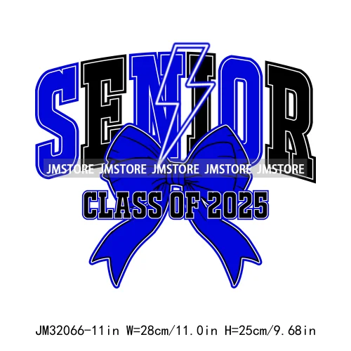 Class Of 2025 Season Coquette School Senior Year Our Final Chapter Iron On DTF Transfers Stickers Ready To Press For Hoodies