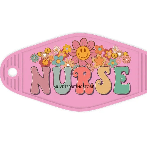 Nicu Nurse Respiratory Therapy High Quality WaterProof UV DTF Sticker For Motel Hotel Keychain Emergency Department