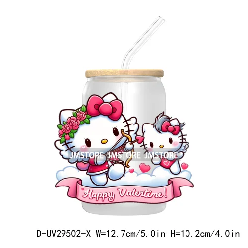 Cute Cartoon Baby Girls Kids Characters UV DTF Transfer Stickers Decals For Libbey Cold Cups Mugs Tumbler Princess Mouse Friends