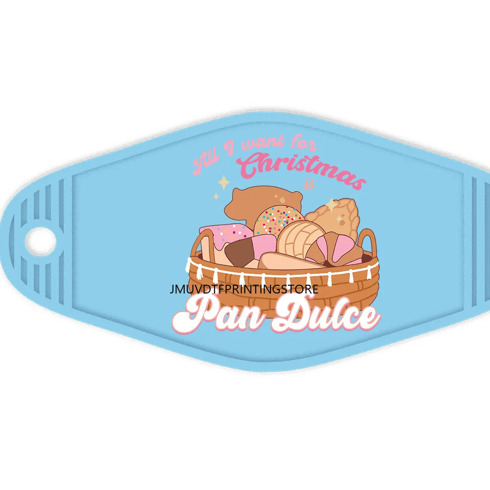 Somebody's Holly Jolly Mama High Quality WaterProof UV DTF Sticker For Motel Hotel Keychain Christmas Pan Dulce Mexican Xmas