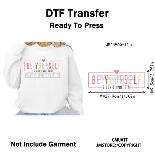 Self Love Club Mental Health Quotes Positive Inspirational Iron on Washable DTF Transfers Stickers Ready to Press for Clothing