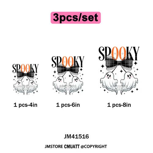 Cute Soda Can Energy Drink Boo Ghost Coquette Spooky Halloween Iron on DTF Washable Transfer Sticker Ready to Press for Clothing