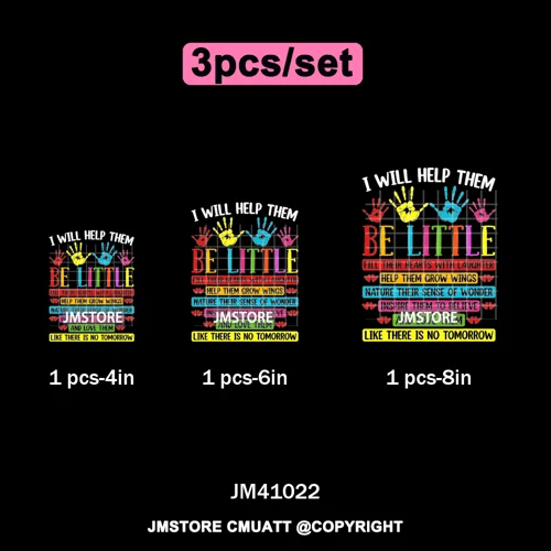 Daycare Teacher Life Inspire Love School Childcare Quotes Iron on Washable DTF Transfer Stickers Ready to Press for T-shirts Bag