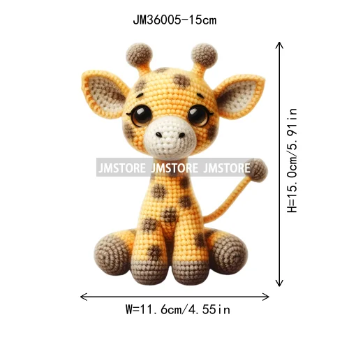 15cm 5.9in Kid Panda Bear Animal Iron On Heat Transfer Sticker For Clothes Printed Vinyl Thermal Applique Washable T-Shirt Decal