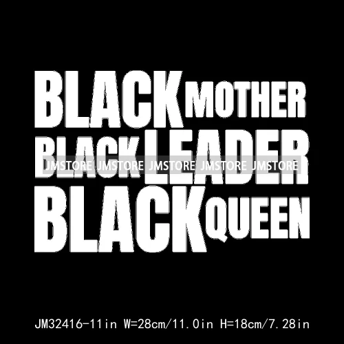 Black History Month 365 Juneteenth Vibes Afro Inspirational Quotes Iron On DTF Transfer Stickers Ready To Press For Clothing