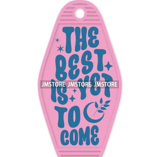 Make Today Awesome Amazing High Quality WaterProof UV DTF Sticker For Motel Hotel Keychain Positive Inspirational Saying