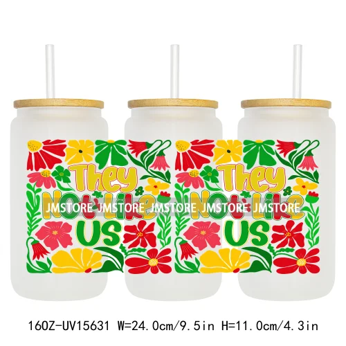 Juneteenth Vibes Sneaker And Heel Afro Woman 16OZ UV DTF Cup Wraps Ready To Apply Transfer Stickers For Libbey Glass Can Tumbler