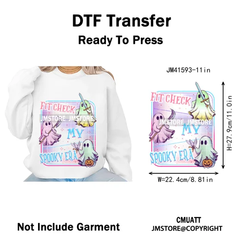 In My Boys Era Ghost Cartoon Anime Movie Kpop Halloween Vibes Iron on DTF Washable Transfers Stickers Ready to Press for Hoodies
