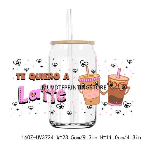 Mexico States Culture UV DTF Sticker For 16OZ Libbey Glass Cup Can Mexican Flag Country Wrap Transfer Sticker Custom DIY Logo