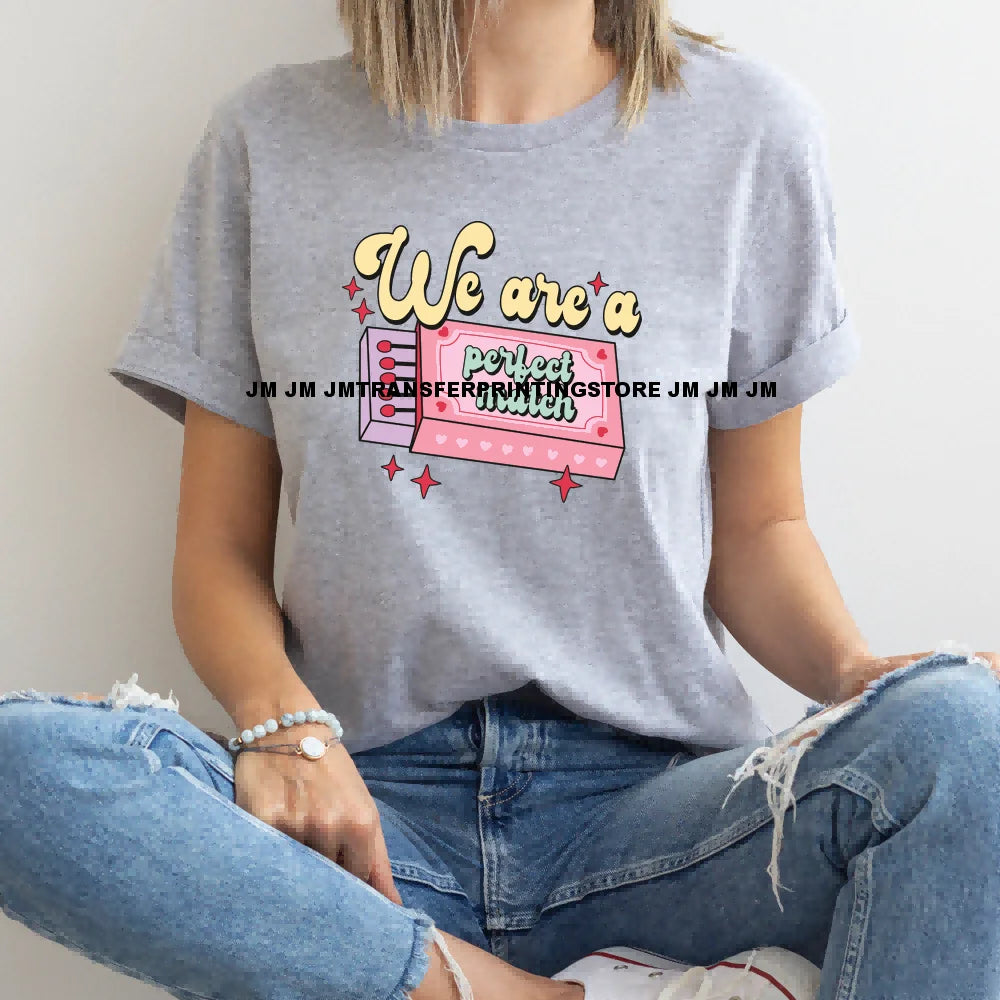 Mexican Latin Culture Cafecito Y Chisme Valentine Calorias De Amor No Cuentan XOXO Love Vibes DTF Transfer Stickers For T-Shirts