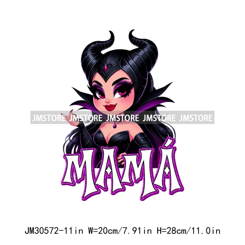 Halloween Spooky Horror Cartoon Mama Character Printing Iron On DTF Transfers Stickers Ready To Press For Sweatshirts