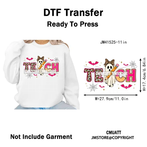 Cute Soda Can Energy Drink Boo Ghost Coquette Spooky Halloween Iron on DTF Washable Transfer Sticker Ready to Press for Clothing