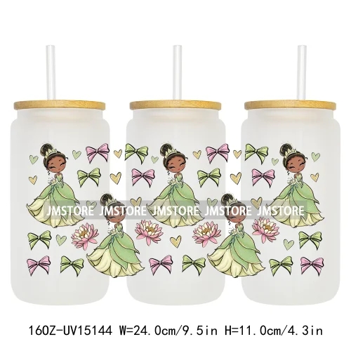Magical Princess Best Friends UV DTF Stickers Ready to Transfer Cup Wrap Custom DIY Craft For Libbey Can Glass Tumblers Mugs