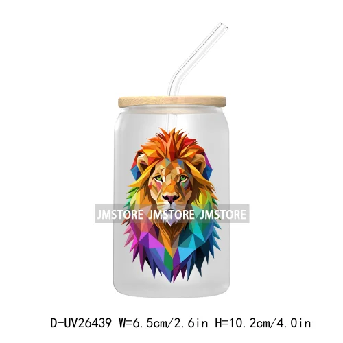 LGBT Quotes UV DTF Transfer Stickers Decals For Libbey Cold Cups Mugs Tumbler Waterproof DIY Custom Logo Labels Rainbow Pride