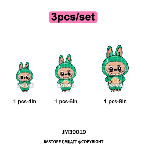 New Cartoon Doll Character With Mexican Food Iron on DTF Washable Heat Transfers Stickers Ready to Press for Textile Bags